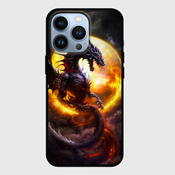 Чехол для iPhone 13 Pro Звездный дракон, цвет: 3D-черный