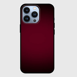 Чехол для iPhone 13 Pro Марсала темная, градиент, цвет: 3D-черный