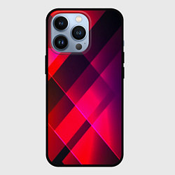 Чехол для iPhone 13 Pro Кубические грани абстракции, цвет: 3D-черный