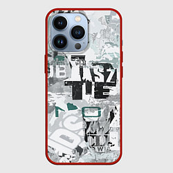 Чехол для iPhone 13 Pro Ice Tea Style, цвет: 3D-красный