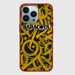Чехол для iPhone 13 Pro Calligraphic Baracota, цвет: 3D-красный