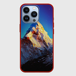 Чехол для iPhone 13 Pro Космический эверест, цвет: 3D-красный