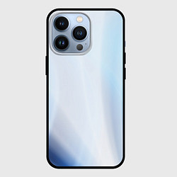 Чехол для iPhone 13 Pro Светлые синие и голубые волны, цвет: 3D-черный