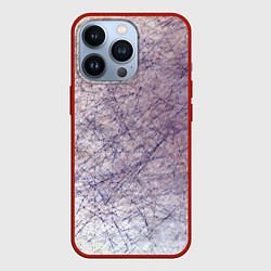 Чехол для iPhone 13 Pro Неразбериха в рисунке, цвет: 3D-красный