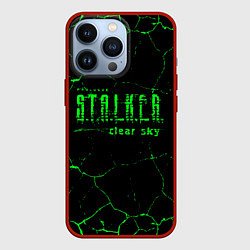 Чехол для iPhone 13 Pro Stalker radiation art, цвет: 3D-красный