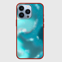 Чехол для iPhone 13 Pro Волны в море, цвет: 3D-красный