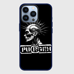 Чехол для iPhone 13 Pro Пурген киберпанк, цвет: 3D-тёмно-синий