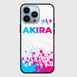 Чехол для iPhone 13 Pro Akira neon gradient style: символ сверху, цвет: 3D-черный