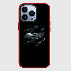 Чехол для iPhone 13 Pro Jeembo - Black box, цвет: 3D-красный