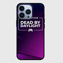 Чехол для iPhone 13 Pro Dead by Daylight gaming champion: рамка с лого и д, цвет: 3D-черный