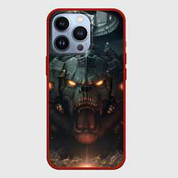 Чехол для iPhone 13 Pro Space marine machine, цвет: 3D-красный
