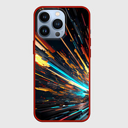 Чехол для iPhone 13 Pro Кубический взрыв, цвет: 3D-красный