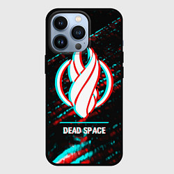 Чехол для iPhone 13 Pro Dead Space в стиле glitch и баги графики на темном, цвет: 3D-черный