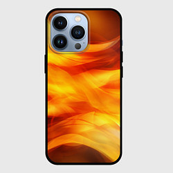 Чехол для iPhone 13 Pro Огонь: арт нейросети, цвет: 3D-черный