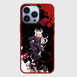 Чехол для iPhone 13 Pro Helltaker Lucifer арт краска, цвет: 3D-красный