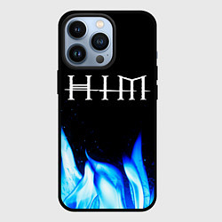 Чехол iPhone 13 Pro HIM blue fire