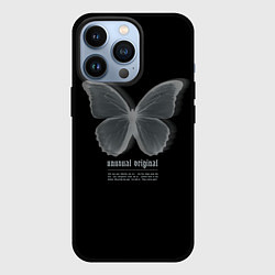 Чехол для iPhone 13 Pro Butterfly unusualy original, цвет: 3D-черный