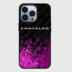 Чехол для iPhone 13 Pro Chrysler pro racing: символ сверху, цвет: 3D-черный