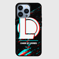 Чехол для iPhone 13 Pro League of Legends в стиле glitch и баги графики на, цвет: 3D-черный
