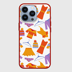 Чехол для iPhone 13 Pro Мой шопинг, цвет: 3D-красный