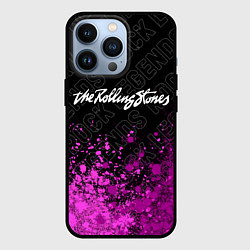 Чехол iPhone 13 Pro Rolling Stones rock legends: символ сверху