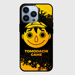 Чехол для iPhone 13 Pro Tomodachi Game - gold gradient, цвет: 3D-черный