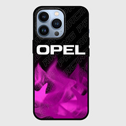 Чехол для iPhone 13 Pro Opel pro racing: символ сверху, цвет: 3D-черный