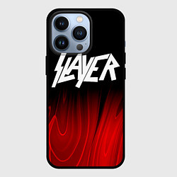 Чехол для iPhone 13 Pro Slayer red plasma, цвет: 3D-черный