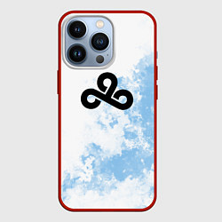 Чехол для iPhone 13 Pro Cloud9 Облачный, цвет: 3D-красный