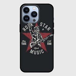 Чехол для iPhone 13 Pro Rockstar music, цвет: 3D-черный