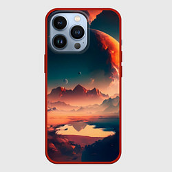 Чехол для iPhone 13 Pro Неизвестная планета, цвет: 3D-красный