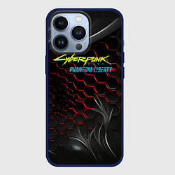 Чехол для iPhone 13 Pro Cyberpunk 2077 phantom liberty, цвет: 3D-тёмно-синий