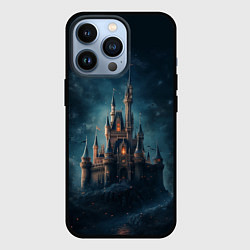 Чехол для iPhone 13 Pro Сказочный замок: арт нейросети, цвет: 3D-черный