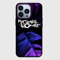 Чехол для iPhone 13 Pro My Chemical Romance neon monstera, цвет: 3D-черный