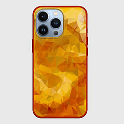 Чехол для iPhone 13 Pro Yellow style, цвет: 3D-красный