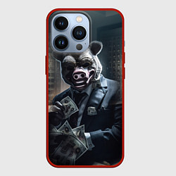 Чехол для iPhone 13 Pro Payday 3 animal mask, цвет: 3D-красный