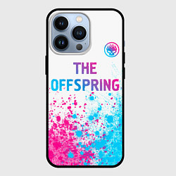 Чехол iPhone 13 Pro The Offspring neon gradient style: символ сверху