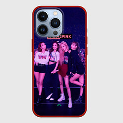 Чехол для iPhone 13 Pro Blackpink concert, цвет: 3D-красный