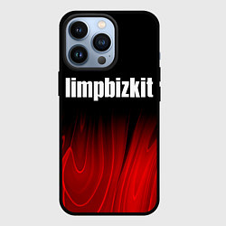 Чехол для iPhone 13 Pro Limp Bizkit red plasma, цвет: 3D-черный