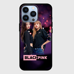 Чехол для iPhone 13 Pro Blackpink purple, цвет: 3D-черный