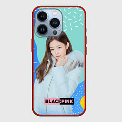 Чехол для iPhone 13 Pro Blackpink winter style, цвет: 3D-красный