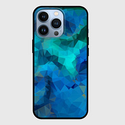 Чехол для iPhone 13 Pro Blue fantasy, цвет: 3D-черный