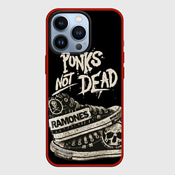 Чехол для iPhone 13 Pro Punk Shoes, цвет: 3D-красный