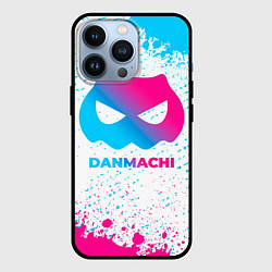 Чехол для iPhone 13 Pro DanMachi neon gradient style, цвет: 3D-черный