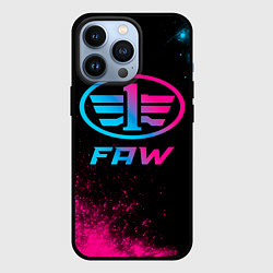 Чехол для iPhone 13 Pro FAW - neon gradient, цвет: 3D-черный