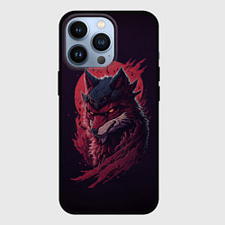Чехол для iPhone 13 Pro Злой лис - нейросеть, цвет: 3D-черный