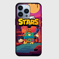 Чехол для iPhone 13 Pro Brawlstars 8bit ghost, цвет: 3D-черный