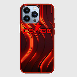 Чехол для iPhone 13 Pro CS GO red neon, цвет: 3D-красный