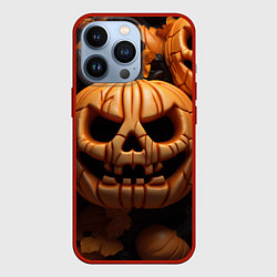 Чехол для iPhone 13 Pro Pumpkin Halloween, цвет: 3D-красный
