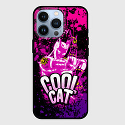 Чехол для iPhone 13 Pro Jo Jo - Королева убийца cool cat, цвет: 3D-черный